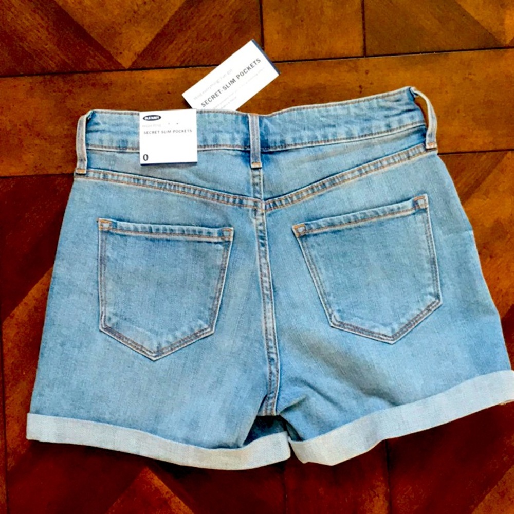High Rise Denim Short - Picture 2 of 4